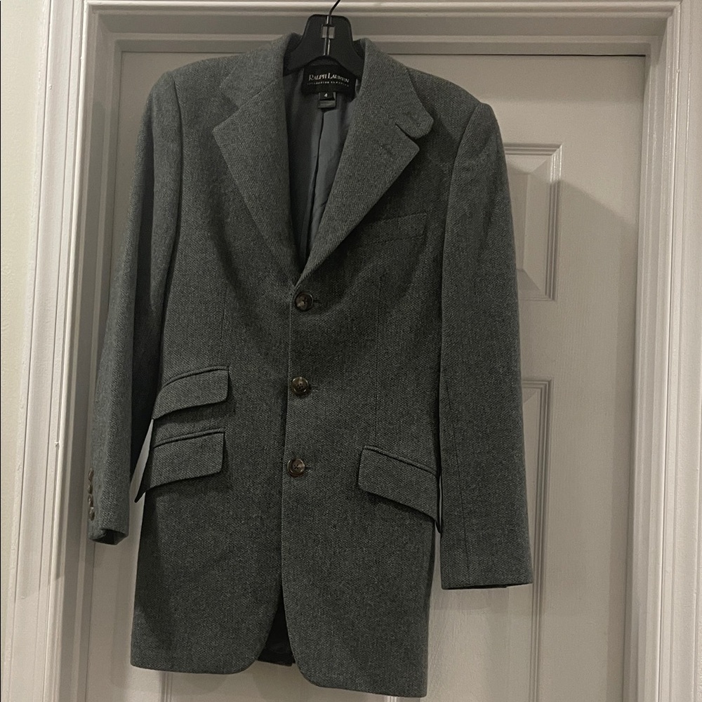 Ralph Lauren Black Label Collection Classics Wool Cashmere Riding Jacket